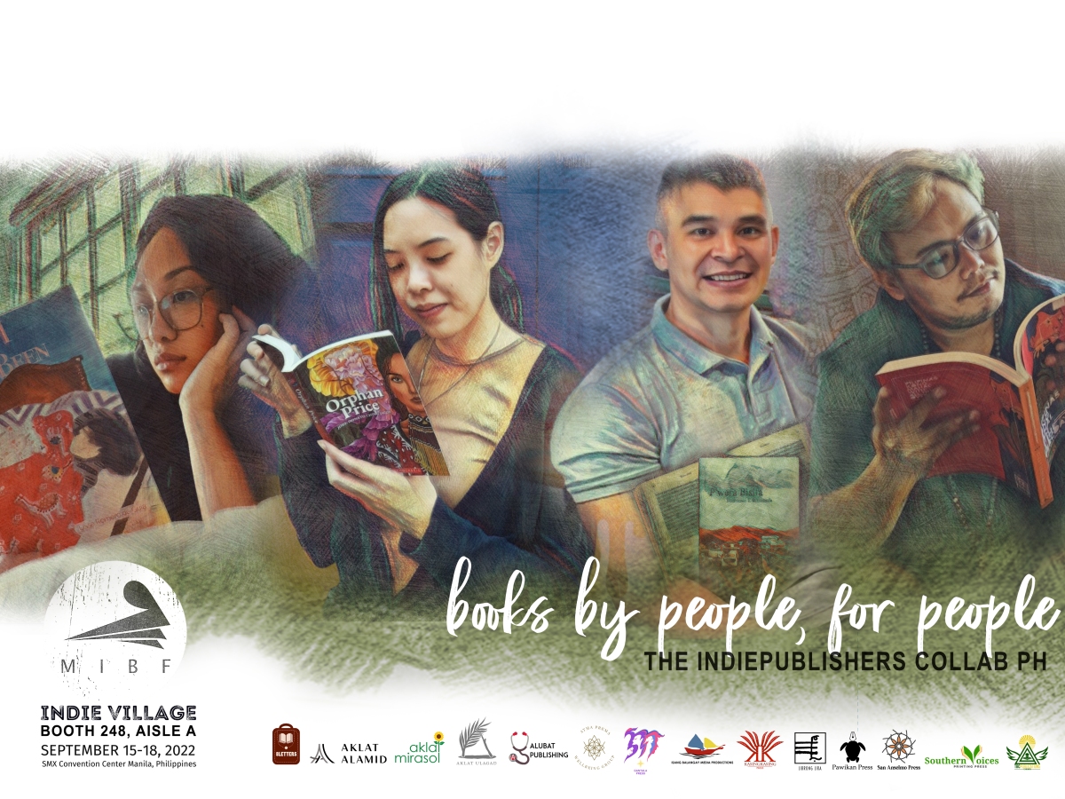Books by independent Filipino book publishers at the Manila International Book Fair 2022